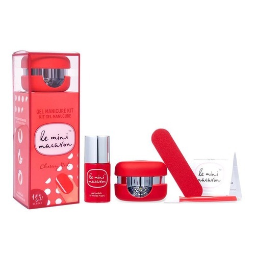 Kit Manicure Le Mini Macaron - Cherry Red